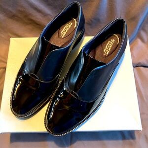 Rockport Black Loafers Sleek Patent Flats